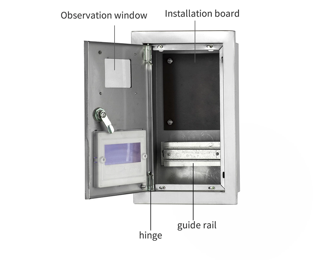 Stainless Steel In-wall Enclosure Single Phase Meter