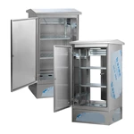 Stainless Steel Rack with Vertical PDU Mounting