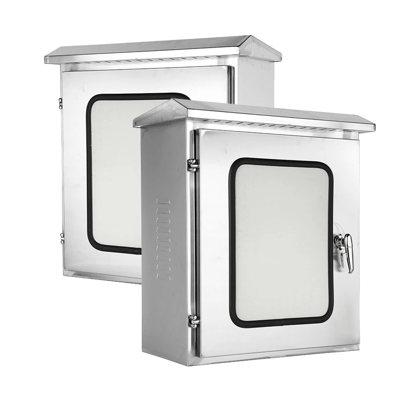 Stainless Steel Electrical Cabinet Two Doors