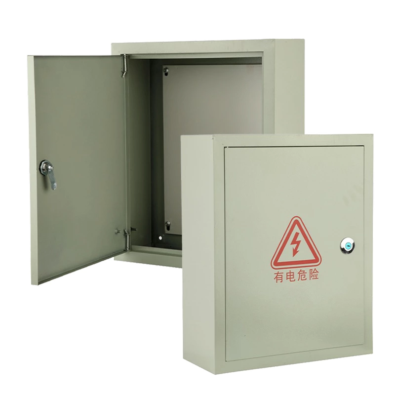 Metal Junction Box with Padlockable Hasps