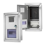 In-wall Stainless Steel Meter Enclosure IP54