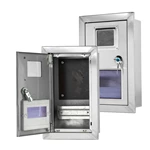 Stainless Steel Wall-mounted Meter Enclosure with Lock