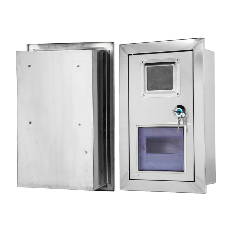 Wall-mounted Electric Meter Enclosure Stainless Steel