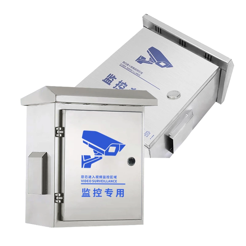 Outdoor Monitoring Enclosure with Locking Cabinet